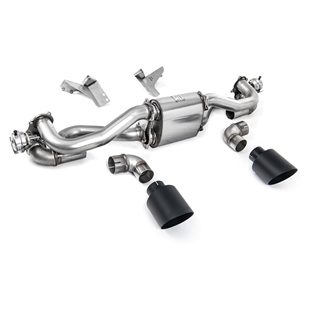 Milltek Partikelfilter-Back Med Cerakote Svarta Ändrör Porsche Cayman 