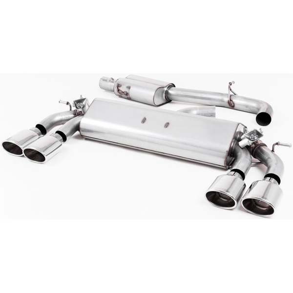 Milltek Cat-back Volkswagen Golf Mk7.5 R 2.0 TSI 310PS (Non-GPF Equipped Models Only) - 76mm & EC Approved Systems