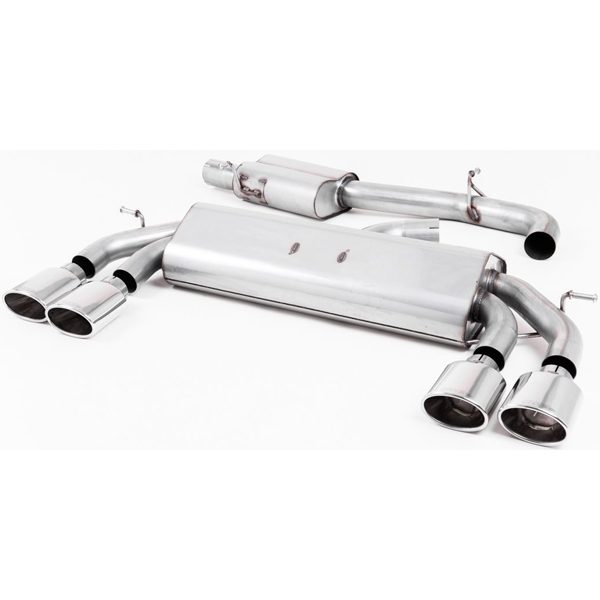 Milltek Cat-back Volkswagen Golf Mk7.5 R 2.0 TSI 310PS (Non-GPF Equipped Models Only) - 76mm & EC Approved Systems