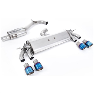 Milltek Cat-back Volkswagen Golf Mk7.5 R 2.0 TSI 310PS (Non-GPF Equipped Models Only) - 76mm & EC Approved Systems