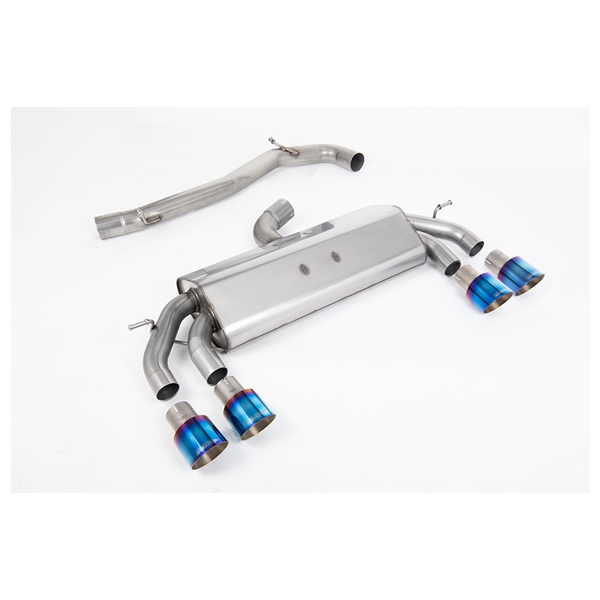 Milltek Cat-back Volkswagen Golf Mk7.5 R 2.0 TSI 310PS (Non-GPF Equipped Models Only) - 76mm & EC Approved Systems