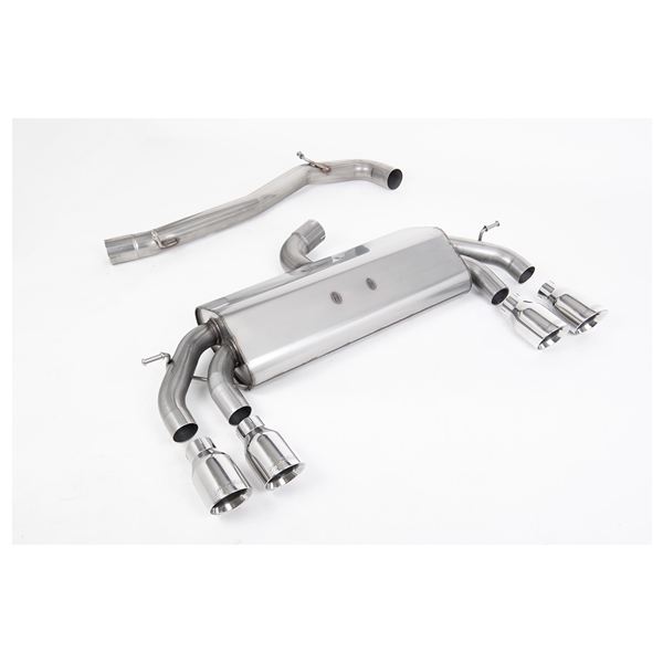 Milltek Cat-back Volkswagen Golf Mk7.5 R 2.0 TSI 310PS (Non-GPF Equipped Models Only) - 76mm & EC Approved Systems