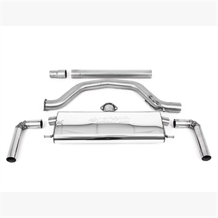 Milltek 80mm OPF/GPF Bakre Avgassystem med Brända Titanium GT-115 Ändrör VW Golf Mk8 GTi