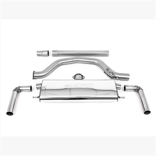 Milltek 80mm OPF/GPF Bakre Avgassystem med Carbon Jet-115 Ändrör VW Golf Mk8 GTi