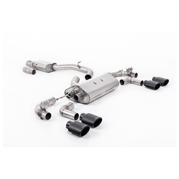 Milltek Cat-back Volkswagen Golf Mk7.5 R 2.0 TSI 300PS (GPF Equipped Models Only) - 80mm Race Systems
