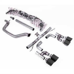 Milltek Cat-back Volkswagen Golf Mk8 GTi (Golf R Style Quad Outlet - 245ps OPF/GPF Equipped Models Only)