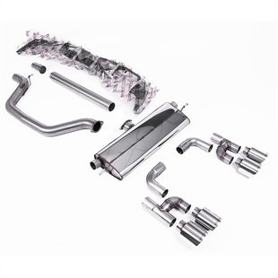 Milltek Cat-back Volkswagen Golf Mk8 GTi (Golf R Style Quad Outlet - 245ps OPF/GPF Equipped Models Only)