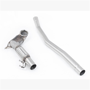Milltek Stor Diameter Downpipe och Hi-Flow Race Katalysator (För Milltek Cat-Back) VW Arteon 2.0 TSI (USA Icke-Ventilstyrd/Nedåtvända Ändrör)