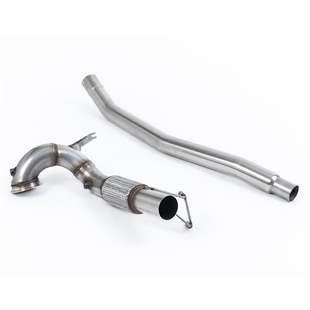 Milltek Stor Diameter Downpipe och Hi-Flow Sports Cat (För OE Cat-Back) VW Arteon 2.0 TSI (USA Non Valved/Nedåtriktade Ändrör)