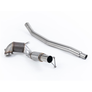 Milltek Stor Diameter Downpipe och De-cat (För OE Cat-Back) VW Arteon 2.0 TSI (USA Non Valved/Nedåtriktade Ändrör)
