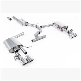 Milltek Resonans OPF/GPF Back System med Polerade Ovaler VW Arteon R 2.0 TSI 320ps (GPF Modeller)