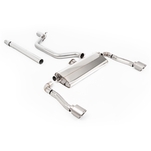 Milltek 80MM OPF/GPF Bakre System med Borstat Titanium GT-115 Ändrör Seat Cupra Formentor 2.0TSI 245ps (GPF Modeller)