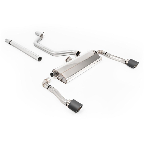 Milltek 80MM OPF/GPF Bakre System med Kolfiber JET-115 Ändrör Seat Cupra Formentor 2.0TSI 245ps (GPF Modeller)