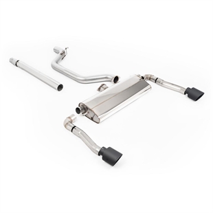 Milltek 80MM OPF/GPF Bakre System med Cerakote Svart GT-115 Ändrör Seat Cupra Formentor 2.0TSI 245ps (GPF Modeller)
