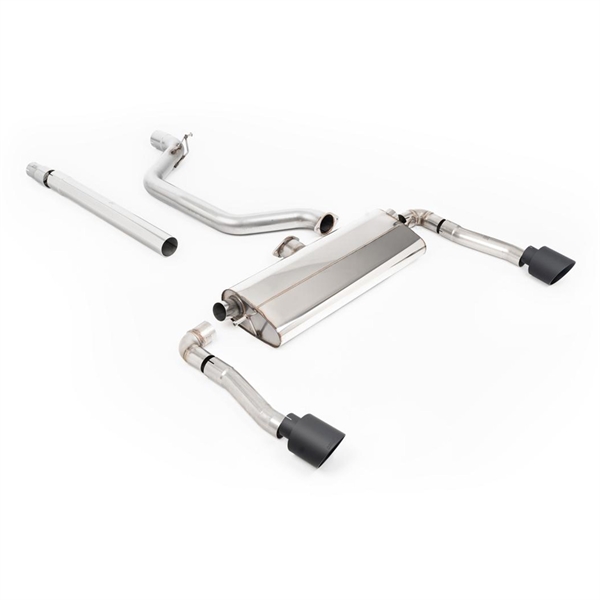 Milltek 80MM OPF/GPF Bakre System med Cerakote Svart GT-115 Ändrör Seat Cupra Formentor 2.0TSI 245ps (GPF Modeller)