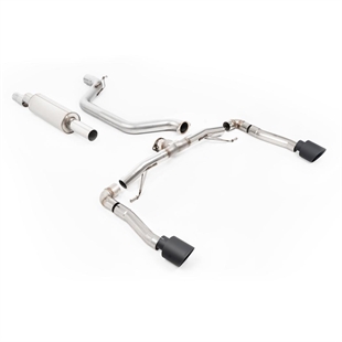 Milltek Race System (Högst) 80MM OPF/GPF Bakre System med Cerakote Svart GT-115 Ändrör Seat Cupra Formentor 2.0TSI 245ps (GPF Modeller)