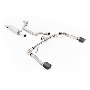 Milltek Race System (Högst) 80MM OPF/GPF Bakre System med Kolfiber JET-115 Ändrör Seat Cupra Formentor 2.0TSI 245ps (GPF Modeller)