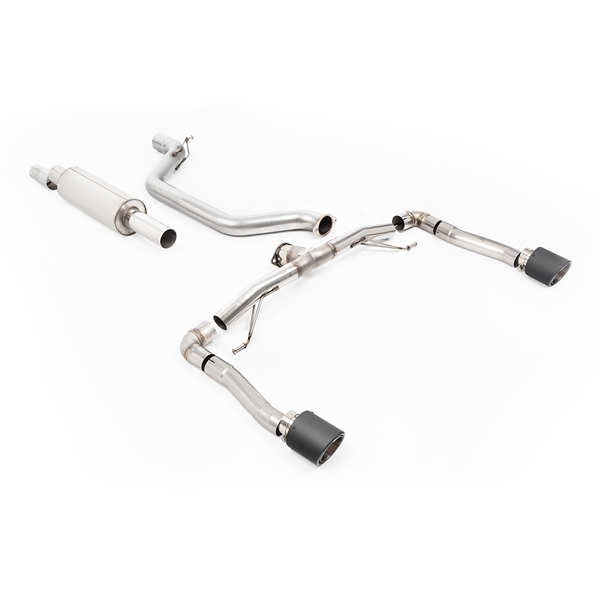 Milltek Race System (Högst) 80MM OPF/GPF Bakre System med Kolfiber JET-115 Ändrör Seat Cupra Formentor 2.0TSI 245ps (GPF Modeller)