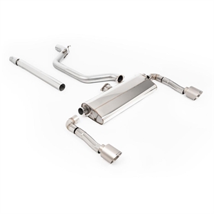 Milltek Partikelfilter-bak System med Borstat Titanium GT-115 Ändrör Seat Leon Cupra 2.0 TSI 245ps (GPF Modeller)