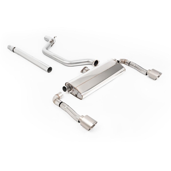 Milltek Partikelfilter-bak System med Borstat Titanium GT-115 Ändrör Seat Leon Cupra 2.0 TSI 245ps (GPF Modeller)