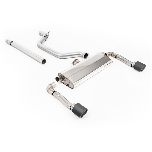 Milltek Partikelfilter-bak System med Kolfiber GT-115 Ändrör Seat Leon Cupra 2.0 TSI 245ps (GPF Modeller)