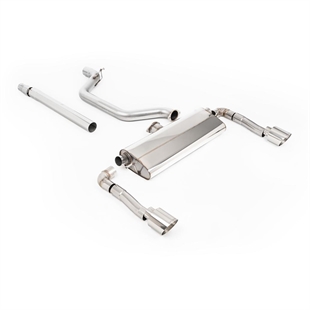Milltek Partikelfilter-bak System med Polerade GT-115 Ändrör Seat Leon Cupra 2.0 TSI 245ps (GPF Modeller)