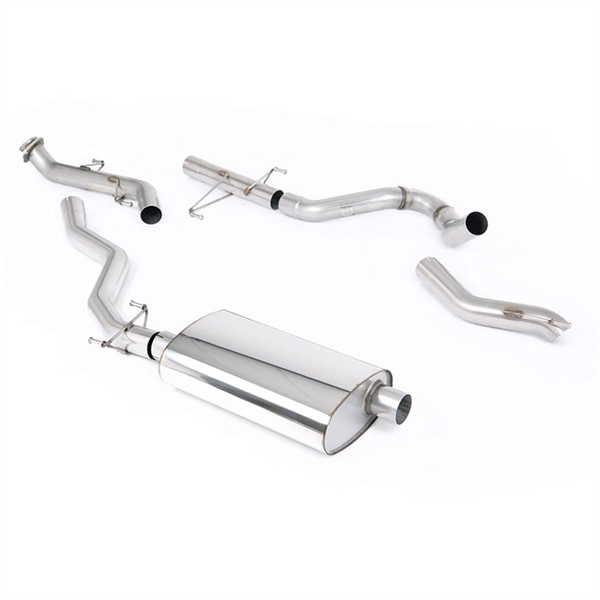 Milltek Non-Resonated (Högre) Catback med Hög Markfrigång Utlopp Toyota Tacoma 2.4L Turbo Hybrid