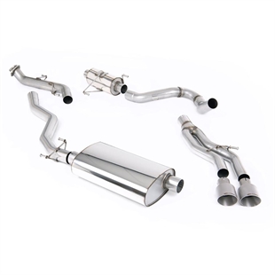 Milltek Resonated Catback med 2 x GT-100 Borstade Titanändrör Toyota Tacoma 2.4L Turbo Hybrid