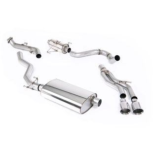 Milltek Resonated Catback med 2 x GT-100 Polerade Ändrör Toyota Tacoma 2.4L Turbo Hybrid