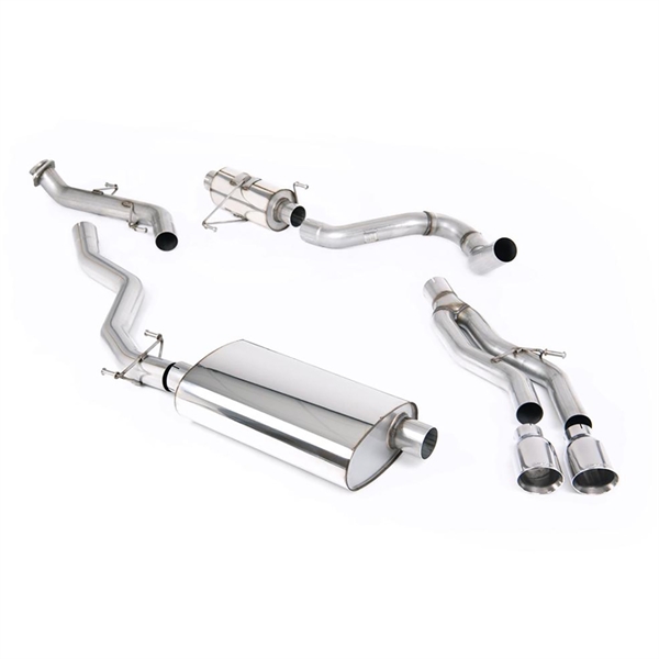 Milltek Resonated Catback med 2 x GT-100 Polerade Ändrör Toyota Tacoma 2.4L Turbo Hybrid