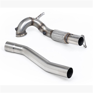 Milltek 94mm / 3.7inch ID Turbo Utlopp till 80mm / 3.15inch Downpipe med Decat (För Milltek Cat-Back) VW Golf GTI Mk8