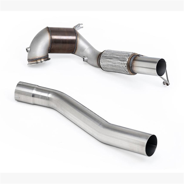 Milltek Stor Diameter Downpipe och Hi-Flow Race Cat (För Milltek Cat-Back) VW Golf GTI Mk8