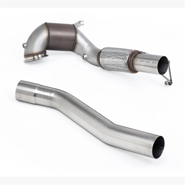 Milltek Stor Diameter Downpipe och Hi-Flow Sports Cat (För Milltek Cat-Back) VW Golf GTI Mk8