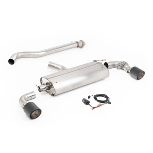 Milltek Valved Straight Pipe System med Carbon Fibre Ändrör Toyota GR Yaris (Gen 2)