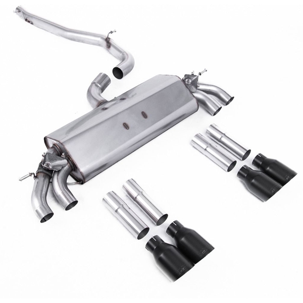 Milltek Cat-back Audi S3 2.0 TFSI quattro Saloon & Cabrio 8V.2 (GPF Equipped Models Only)