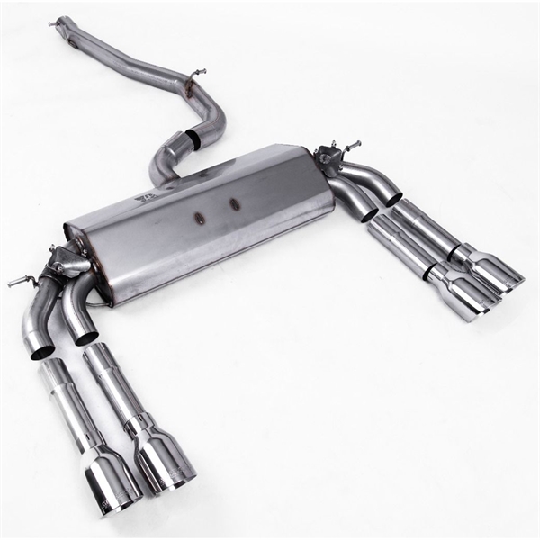 Milltek Cat-back Audi S3 2.0 TFSI quattro Saloon & Cabrio 8V.2 (GPF Equipped Models Only)