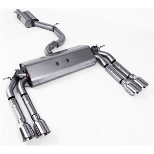 Milltek Cat-back Audi S3 2.0 TFSI quattro Saloon & Cabrio 8V/8V.2 (Non-GPF Equipped Models Only)