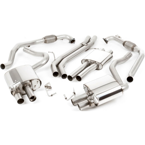 Milltek Cat-back Audi S4 3.0 Turbo V6 B9 - Saloon/Sedan & Avant (Non Sport Diff Models)