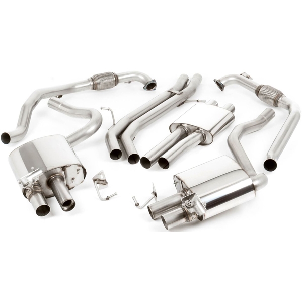 Milltek Cat-back Audi S4 3.0 Turbo V6 B9 - Saloon/Sedan & Avant (Non Sport Diff Models)