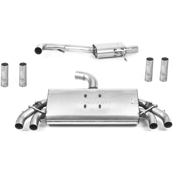 Milltek Cat-back Audi S3 2.0 TFSI quattro Saloon & Cabrio 8V.2 (GPF Equipped Models Only)