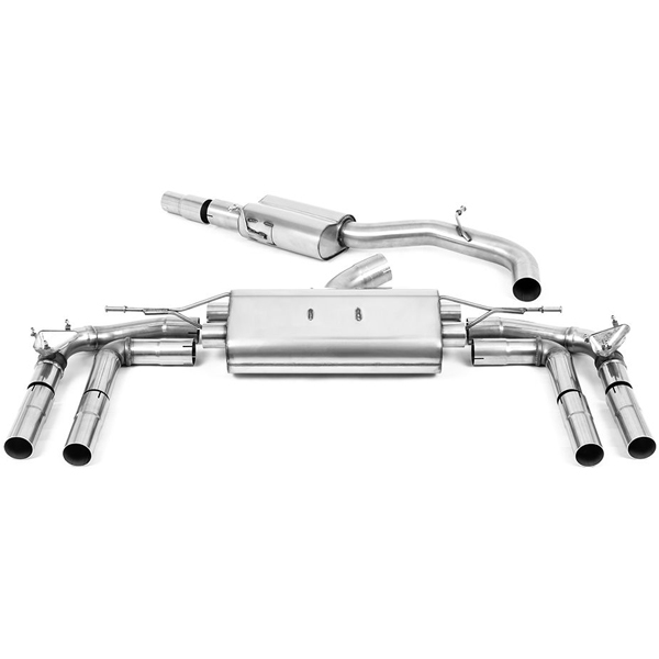 Milltek Cat-back Audi S3 2.0TFSI Quattro Saloon/Sedan 310PS 8Y (OPF/GPF Models Only)