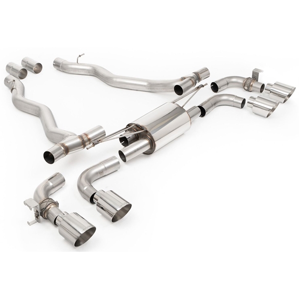 Milltek Cat-Back Avgassystem BMW 5-serie G90 & G99 M5 4.4l Twin Turbo Hybrid