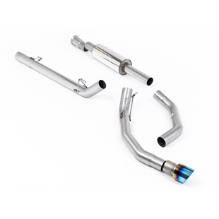 Milltek Road+ Cat-Back med Enkelt Borstat Titanändrör Ford F150 5.0 V8 Supercrew