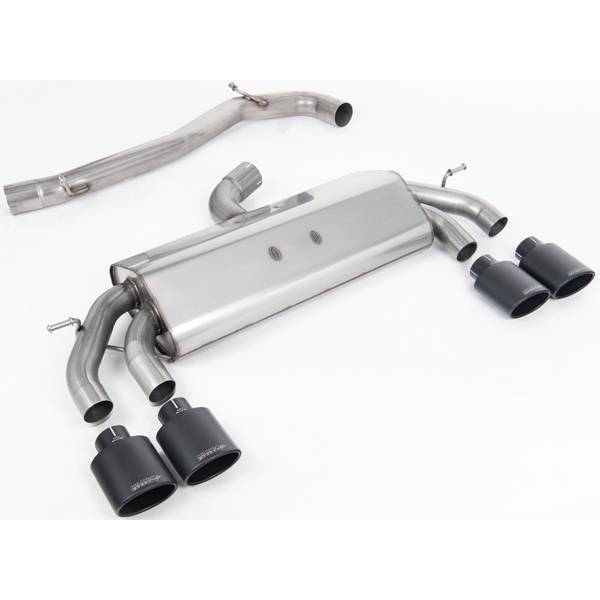 Milltek Cat-back Volkswagen Golf Mk7.5 R 2.0 TSI 310PS (Non-GPF Equipped Models Only) - 76mm & EC Approved Systems