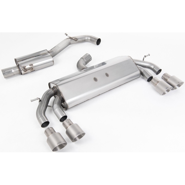 Milltek Cat-back Volkswagen Golf Mk7.5 R 2.0 TSI 310PS (Non-GPF Equipped Models Only) - 76mm & EC Approved Systems