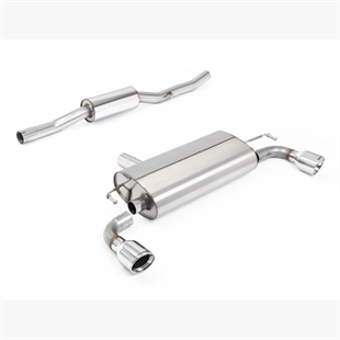 Milltek V2 Resonated med Inåtrullade Ändrör VW Golf MK4 R32