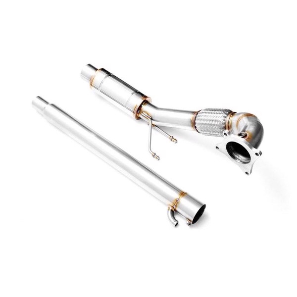 RM Motors Downpipe AUDI S3 8P 2.0 TFSI + SILENCER