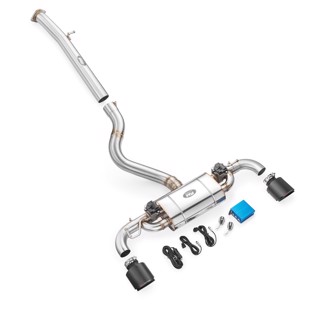RM Motors Catback - middle and end silencer TOYOTA YARIS GR 1.6- Middle pipe,- HYBRID,- 4