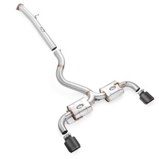RM Motors Catback - middle and end silencer TOYOTA YARIS GR 1.6- Middle pipe,- SPORT ,- 4