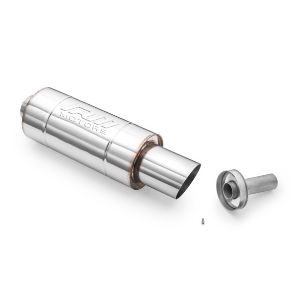 RM Motors Round straight through end silencer TOK1 Tip length - 150 mm, Ending - Straight, Silencer - No, Pipe diameter - 63,5 